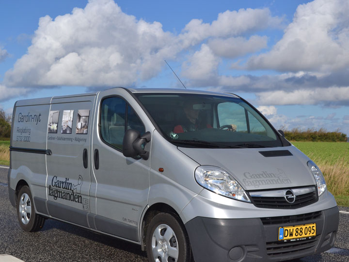 Gardinbussen kører overalt i vestjylland til både private, feriehuse og erhverv